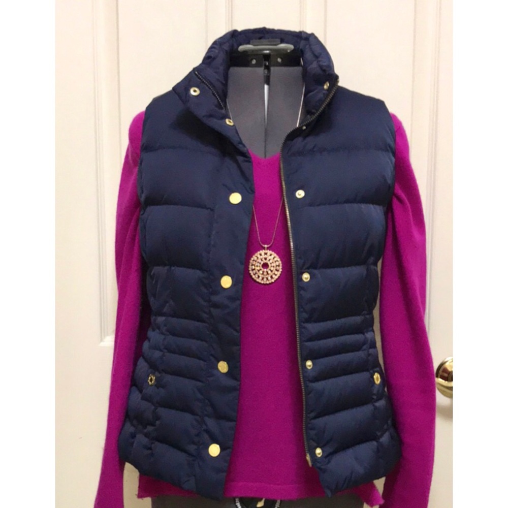 Lilly Pulitzer Isabelle Navy Puffer Vest